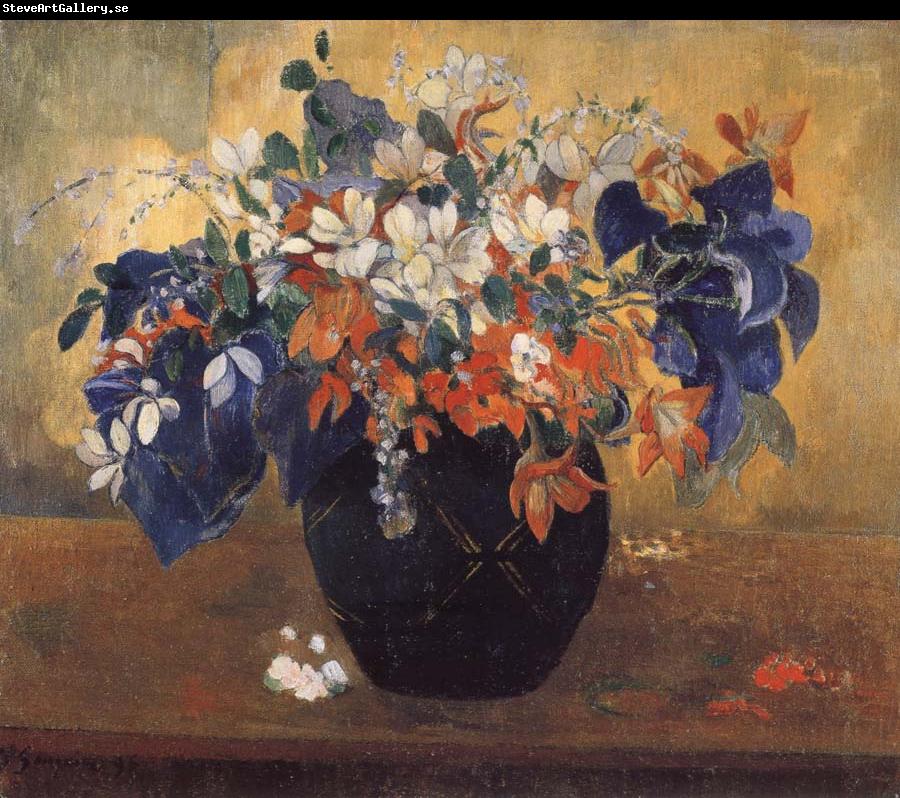 Paul Gauguin A Vase of Flowers